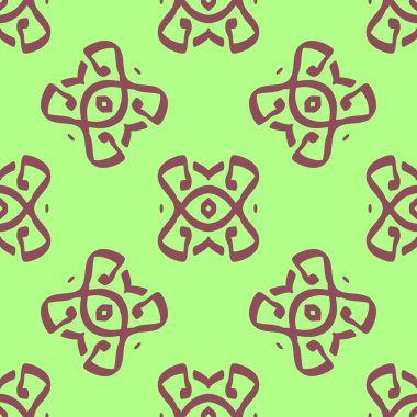 Vektör seamless modeli. Modern doku. Sonsuz soyut elle çizilmiş arka plan yinelenen