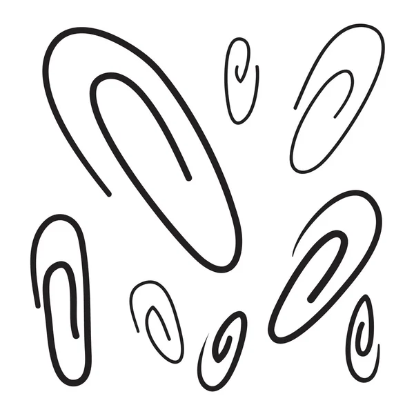 Символ векторной линии клипа — стоковый вектор