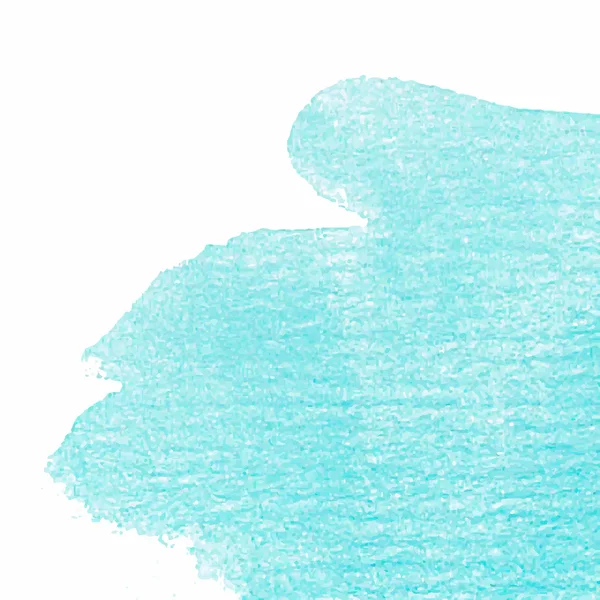 Suluboya denizde yeşil mavi renkli vektör çizilmiş şekil ver. Doku kağıt, kartları, davetiyeleri, vb için şablon üzerinde boya — Stok Vektör