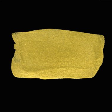 Vektör altın boya smear kontur leke set. Altın doku el siyah arka plan üzerine çekilmiş soyut