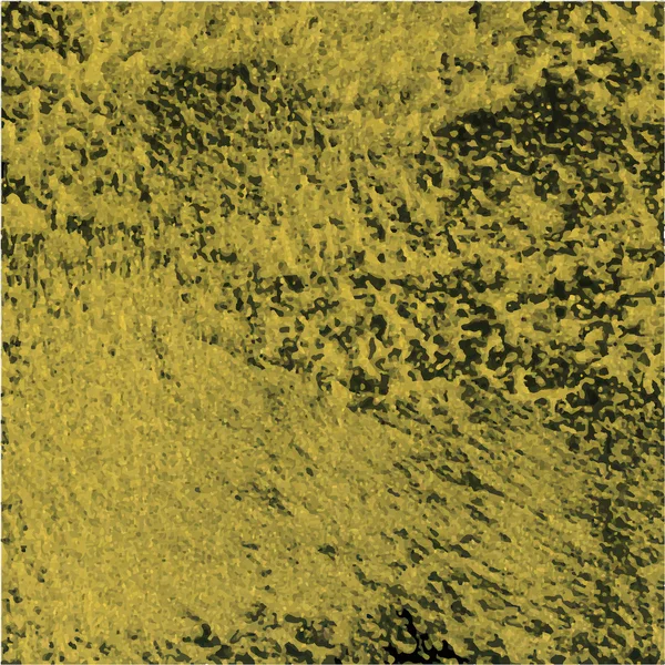 Conjunto de manchas de mancha de mancha de pintura de oro vectorial. Textura de oro abstracta dibujada a mano sobre fondo negro — Archivo Imágenes Vectoriales
