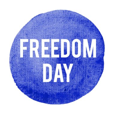 Özgürlük Günü tatil, kutlama, kart, poster, logo, yazı,