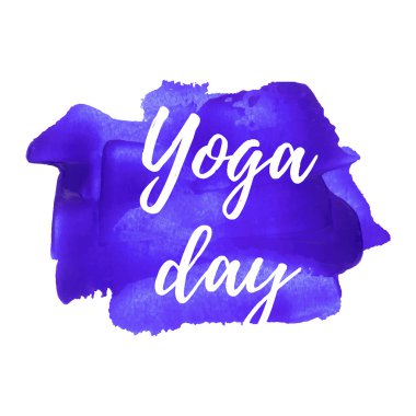Uluslararası Yoga Günü Tatili, kutlama, kart, poster, logo,