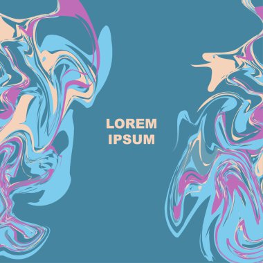 Mermer vektör doku, ebru soyut duman arka plan illust