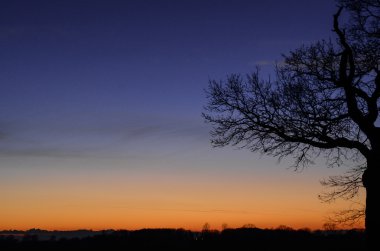 Afrika tarzı günbatımı
