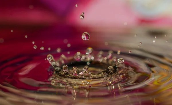 Colored water drops — Stock Photo, Image
