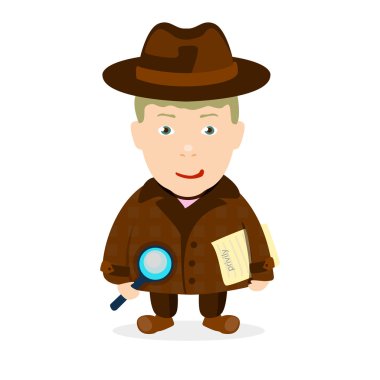 genç çocuk Dedektif