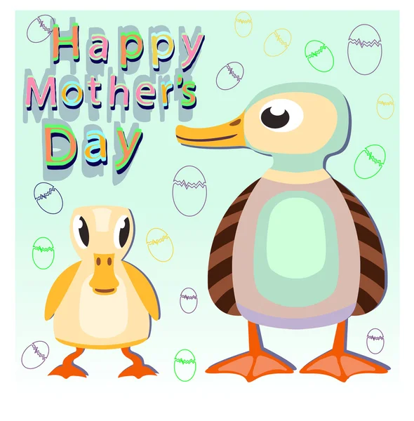 Anneler günü kartı.