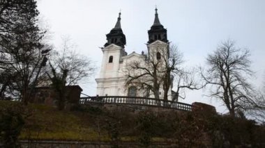 Linz Upper Austria kilisede kutsal Hıristiyan poestlingberg