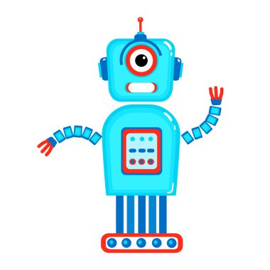 çizgi film sevimli robot.
