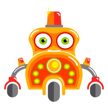 çizgi film sevimli robot.