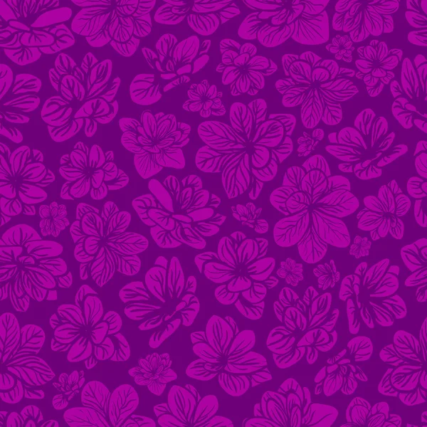 Vecteur motif floral sans couture — Image vectorielle