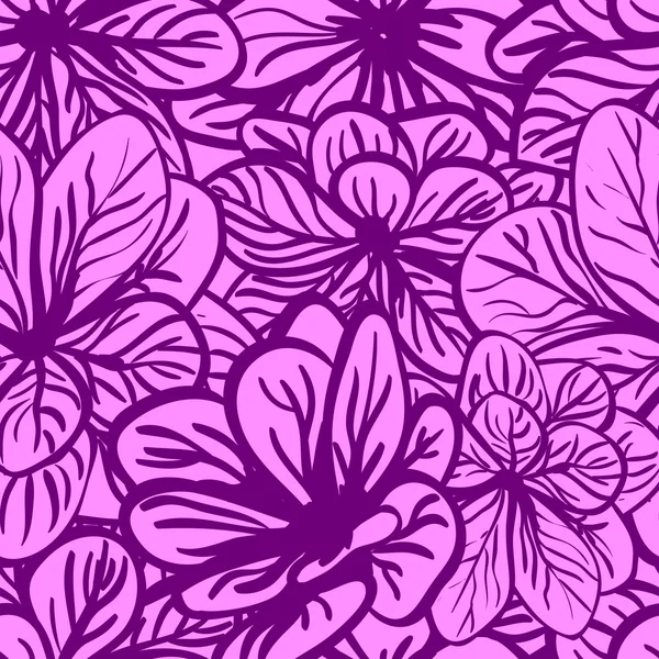 Vecteur motif floral sans couture — Image vectorielle