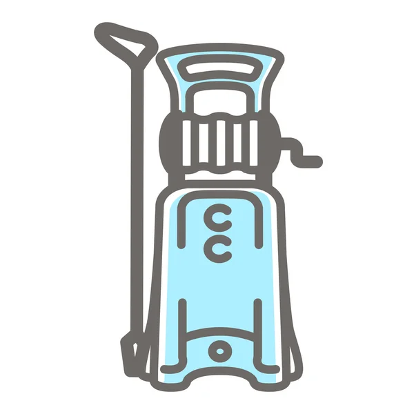 Vector icon of pressure washer — Stock Vector