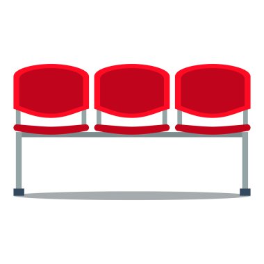 Vector illustration of plastic seat vector Vector illustration of plastic seat vector