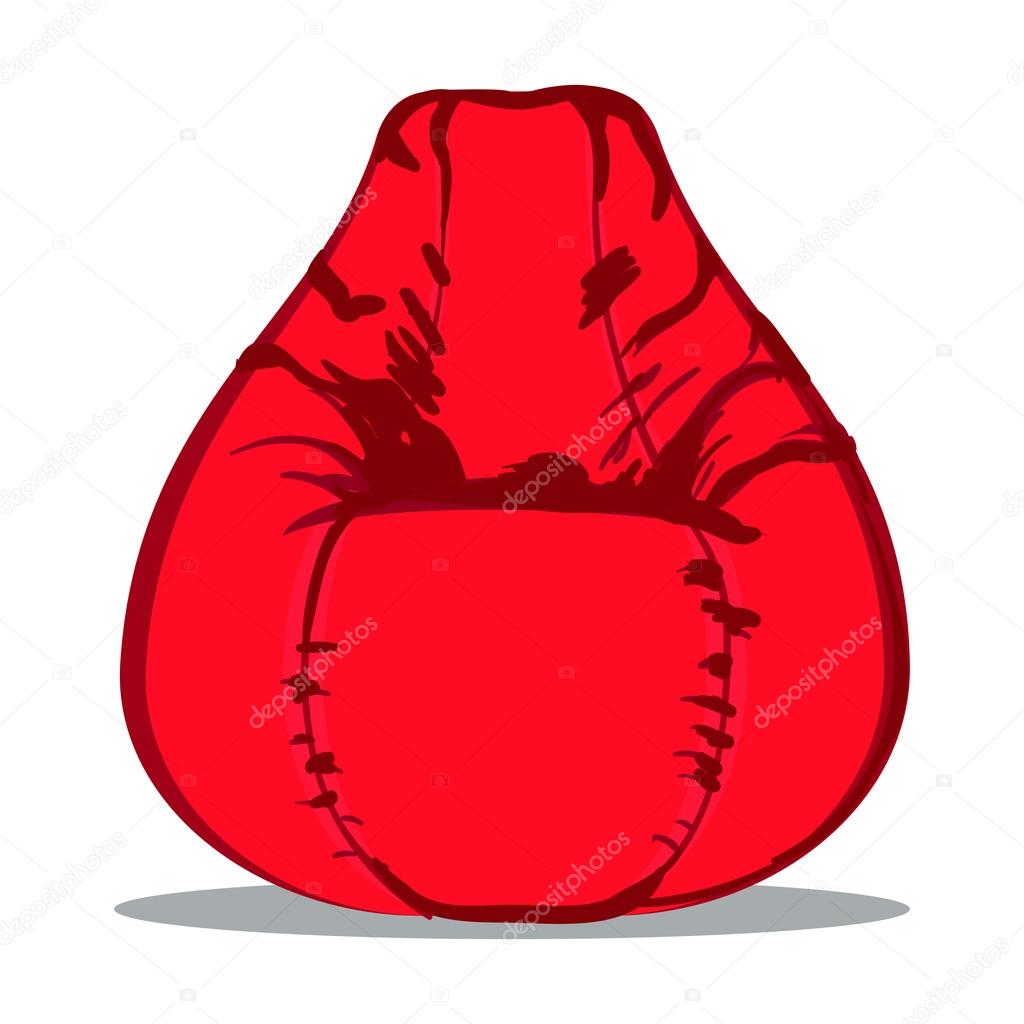 Vector illustration of soft bean bag chair Stock Vector Image by ©LizavetaS #120230720 Vector illustration of soft bean bag chair Stock Vector Image by ©LizavetaS #120230720