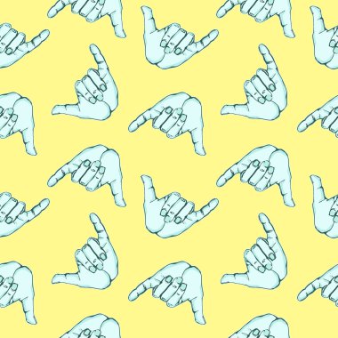 Vektör komik seamless modeli