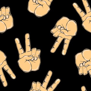 Vektör komik seamless modeli