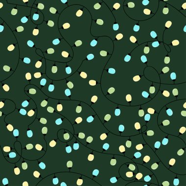 Noel modern, pürüzsüz desenli, pırıltılı ışıklar ve Noel süslemeleri. Mutlu Noeller..