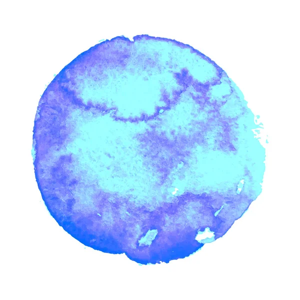 Μπλε κηλίδα υδατοχρώματος — Διανυσματικό Αρχείο