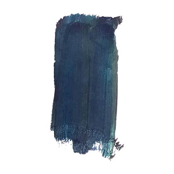 Mancha azul abstracta aislada sobre fondo blanco. — Vector de stock