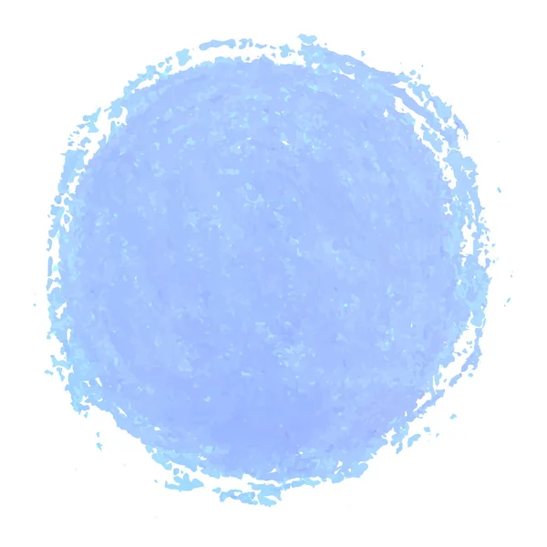 Streszczenie niebieska plama izolowana na białym tle — Wektor stockowy