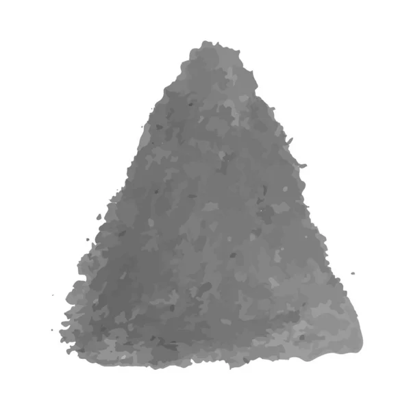 Abstrakter grauer Fleck isoliert auf weißem Hintergrund — Stockvektor