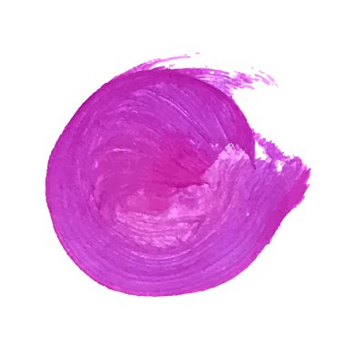 Beyaz arkaplanda soyut leke izole edildi.