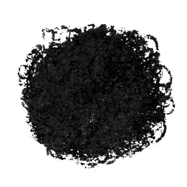 Beyaz arkaplanda soyut palstel leke izole