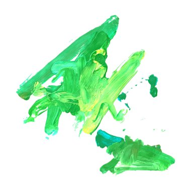 Beyaz arkaplanda izole edilmiş soyut leke ile ayarla.