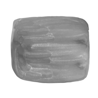 Soyut guache lekesi beyaz arkaplanda izole edildi.