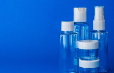 Boş kozmetik plastik şişe