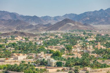 Orta Doğu, Arap Yarımadası, Umman, Ad Dakhiliyah, Bahla. Bahla kasabası, Umman dağlarında..