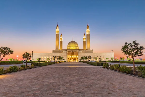 Mellanöstern Arabiska Halvön Oman Dakhiliyah Nizwa Solnedgång Sultan Qaboos Stora — Stockfoto