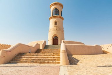 Orta Doğu, Arap Yarımadası, Umman, Al Batinah Güney, Sur. Sur 'daki Al Ayjah deniz feneri, Umman.