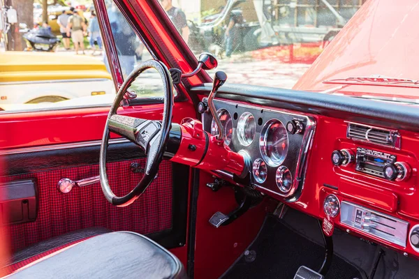 Marble Falls Texas Eua Abril 2021 Interior Chevrolet Vintage Uma — Fotografia de Stock