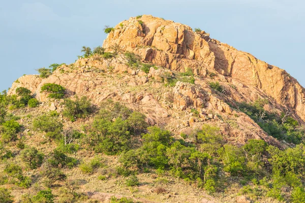 Castroville, Texas, USA. Rocky hill in the Texas hill country.