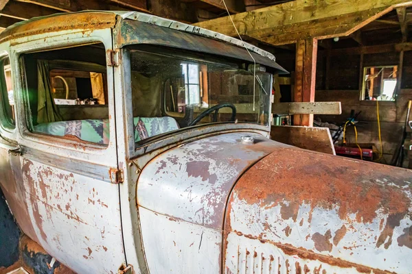 Лата Вашингтон Сша Мая 2021 Года Rust Vintage Ford Model — стоковое фото