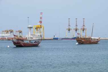 Umman, Muscat, Limandaki Tekneler Sultanlığı.