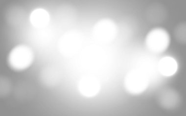 Beyaz ve Gri Bokeh Işık Arkaplanı Yumuşak Işıltı Efekti, Modern ve Zarif Tasarım için Soyut Görüntü Tasarımı, Arkaplan Dekorasyonu