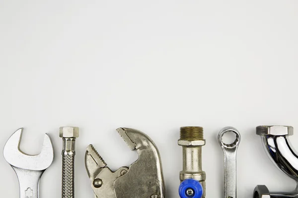 Conjunto de herramientas de fontanero — Foto de Stock