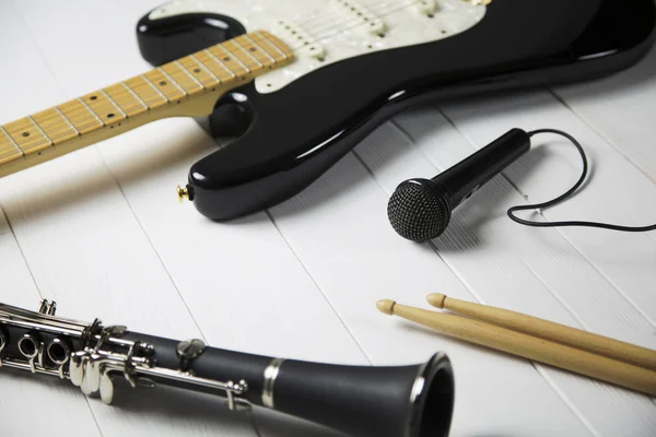 Instrumentos para una banda de blues — Foto de Stock
