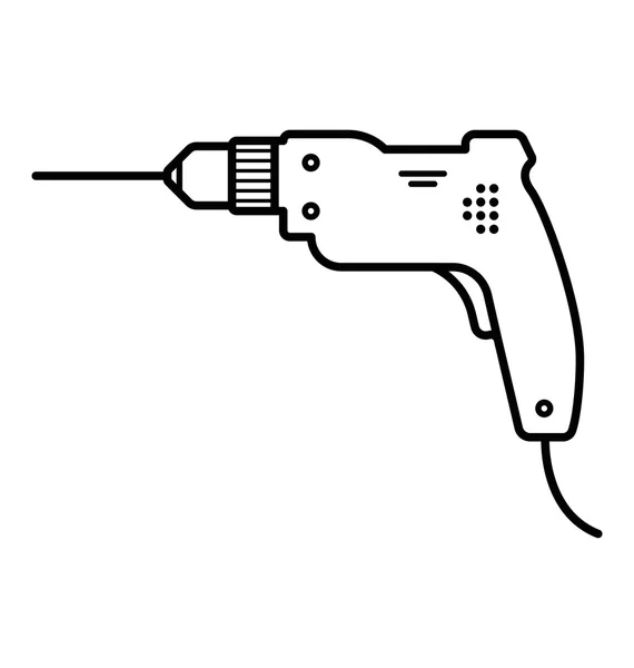 Pictogram voor boormachine — Stockvector