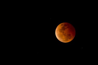 Kanlı ay - 8 Ekim 2014 Avustralya Lunar Eclipse