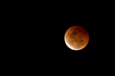 Kanlı ay - 8 Ekim 2014 Avustralya Lunar Eclipse