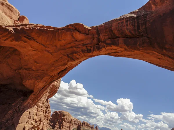 Double Arch in Arches National Park, Utah, Stati Uniti — Foto Stock