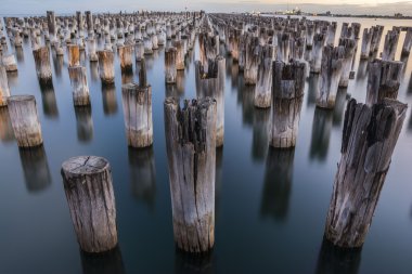 Princes Pier in Port Melbourne, Australia clipart