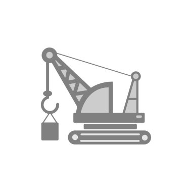 simge vektörü stok vinç inşa şablonu tasarım trendi