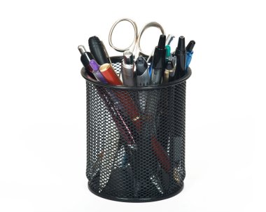 Beyaz zemin üzerine kalem Kupası