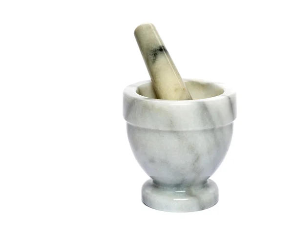 French kitchen marble mortar and pestle — Stock Photo, Image